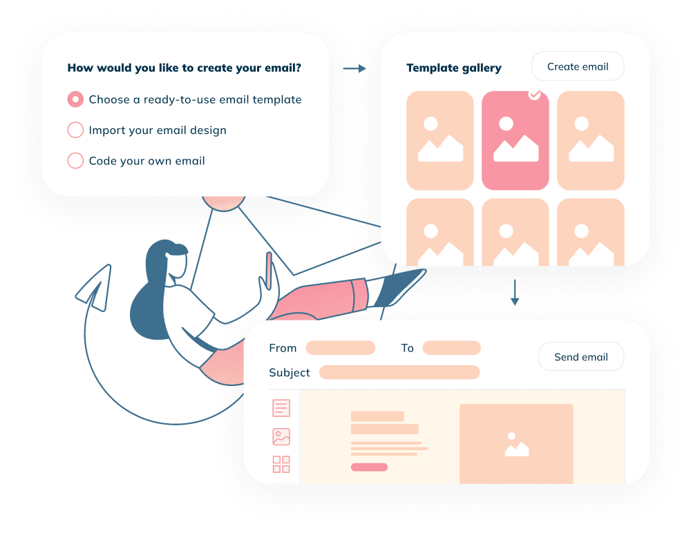 Create and send emails image