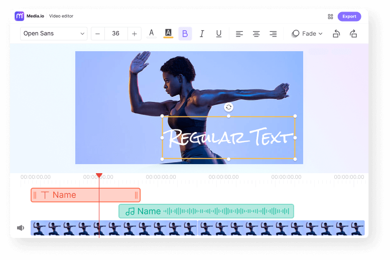 add text to video online